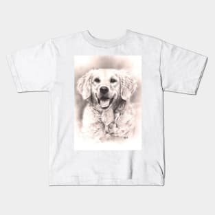 Golden Retriever Kids T-Shirt